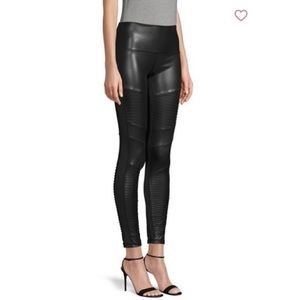 Bagatelle faux leather moto leggings